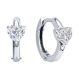 Серьги SOKOLOV - Серебро 925, Фианит (арт. 94026819)