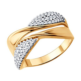 Кольцо SOKOLOV - Серебро 925, Фианит (арт. 93011183)