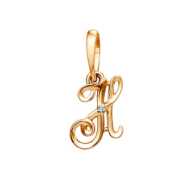 Подвеска ЮФ Династия - Золото 375, Фианит (арт. 101468-5102)