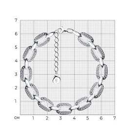 Браслет SOKOLOV - Серебро 925, Фианит (арт. 94050909)