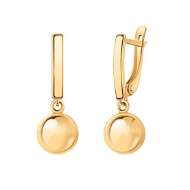 Серьги Атолл - Золото 585 (арт. 21010)
