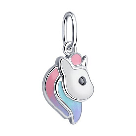 Подвеска SOKOLOV - Серебро 925, Эмаль (арт. 94032841)