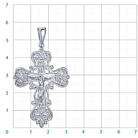 Подвеска Атолл - Серебро 925 (арт. 3308-925)