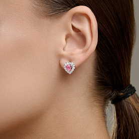 Серьги SOKOLOV - Серебро 925, Фианит (арт. 94027365)