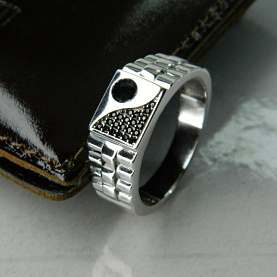 Кольцо Галатея - Серебро 925, Фианит (арт. 2750.2)