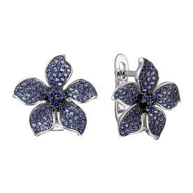 Серьги Мастер Клио - Серебро 925, Фианит (арт. 23С157255)