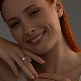 Кольцо SOKOLOV - Серебро 925, Фианит (арт. 93110018)