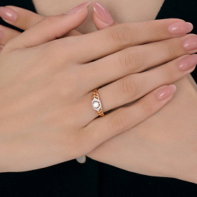 Кольцо SOKOLOV - Серебро 925, Фианит (арт. 93011177)