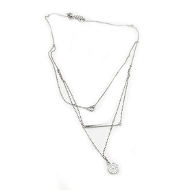 Колье Фиделис - Серебро 925, Фианит (арт. C1HT3639)