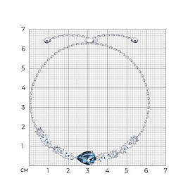Браслет SOKOLOV - Серебро 925, Кристалл, Фианит (арт. 94051649)