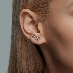 Серьги SOKOLOV - Серебро 925, Фианит (арт. 94025895)