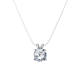 Колье Атолл - Золото 585, Фианит (арт. б7136)