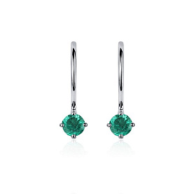 Серьги Platinum Lab. - Платина 950 (арт. ПС-028И-01)