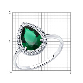 Кольцо SOKOLOV - Серебро 925, Фианит (арт. 94014202)