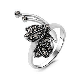 Кольцо Эвора - Серебро 925, Марказит (арт. 656376)