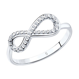 Кольцо SOKOLOV - Серебро 925, Фианит (арт. 94011256)