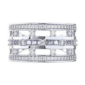 Кольцо POKROVSKY - Серебро 925, Фианит (арт. 1101606-00775)