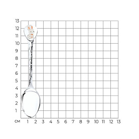 Ложка SOKOLOV - Серебро 925, Эмаль (арт. 2304010073)