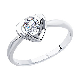 Кольцо SOKOLOV - Серебро 925, Фианит (арт. 94012884)