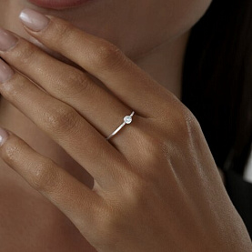 Кольцо SOKOLOV - Серебро 925, Фианит (арт. 94010630)