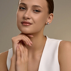 Серьги Diamant - Серебро 925, Фианит (арт. 94-122-00122-1)