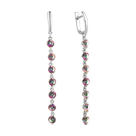 Серьги Мастер Клио - Серебро 925, Фианит (арт. 23С0413Д-020)