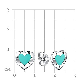 Серьги Talant - Серебро 925, Эмаль (арт. 12-79-0000-11165)