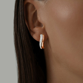 Серьги SOKOLOV - Серебро 925, Фианит (арт. 93020677)