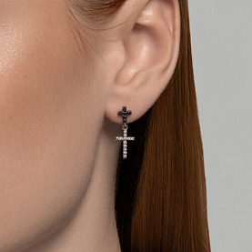 Серьги SOKOLOV - Серебро 925, Фианит (арт. 94026449)