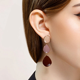 Серьги SOKOLOV - Серебро 925, Эмаль (арт. 93020968)