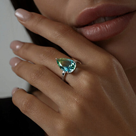 Кольцо SOKOLOV - Серебро 925, Синтетический ситалл (арт. 92014378)