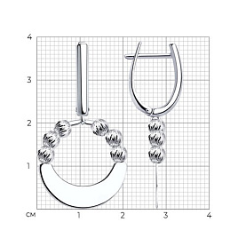 Серьги Diamant - Серебро 925 (арт. 94-121-01564-1)