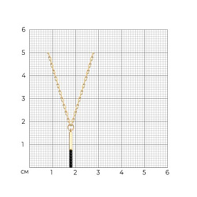 Колье SOKOLOV - Золото 375, Фианит (арт. 31-170-01642-1)