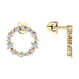 Серьги SOKOLOV - Серебро 925, Фианит (арт. 93021169)