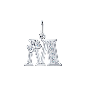 Подвеска SOKOLOV - Серебро 925, Фианит (арт. 94030476)