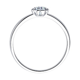 Кольцо SOKOLOV - Серебро 925, Фианит (арт. 94011749)