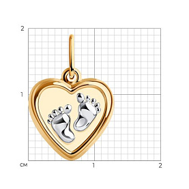 Подвеска SOKOLOV - Золото 375 (арт. 035272-4)