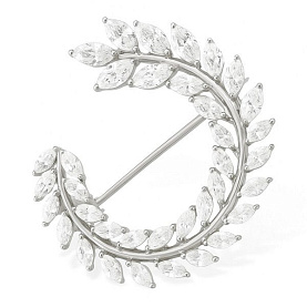 Брошь EFREMOV - Серебро 925, Фианит (арт. 1510016797-501)