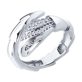 Кольцо SOKOLOV - Серебро 925, Фианит (арт. 94014458)