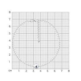 Браслет Diamant - Серебро 925, Жемчуг синтетический (арт. 94-150-00119-1)