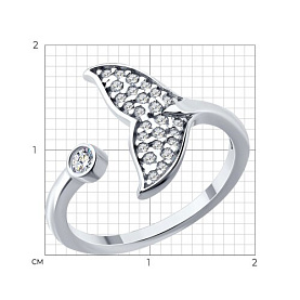 Кольцо Diamant - Серебро 925, Фианит (арт. 94-110-00011-1)