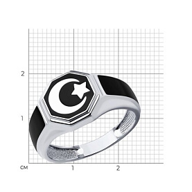 Кольцо SOKOLOV - Серебро 925, Эмаль (арт. 94013732)