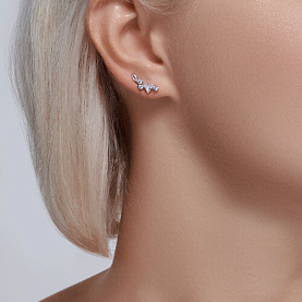 Серьги SOKOLOV - Серебро 925, Фианит (арт. 94026084)