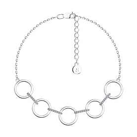 Браслет SOKOLOV - Серебро 925, Фианит (арт. 94051015)