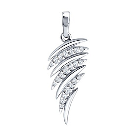 Подвеска Diamant - Серебро 925, Фианит (арт. 94-130-00521-1)