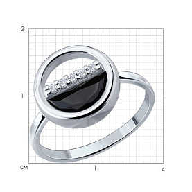Кольцо SOKOLOV - Серебро 925, Фианит (арт. 94015027)