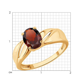 Кольцо SOKOLOV - Серебро 925, Гранат (арт. 92014849)