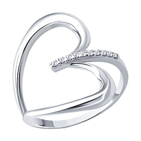 Кольцо Diamant - Серебро 925, Фианит (арт. 94-110-00207-1)