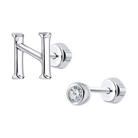 Серьги SOKOLOV - Серебро 925, Фианит (арт. 94024375)