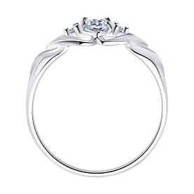 Кольцо SOKOLOV - Серебро 925, Фианит (арт. 94012199)